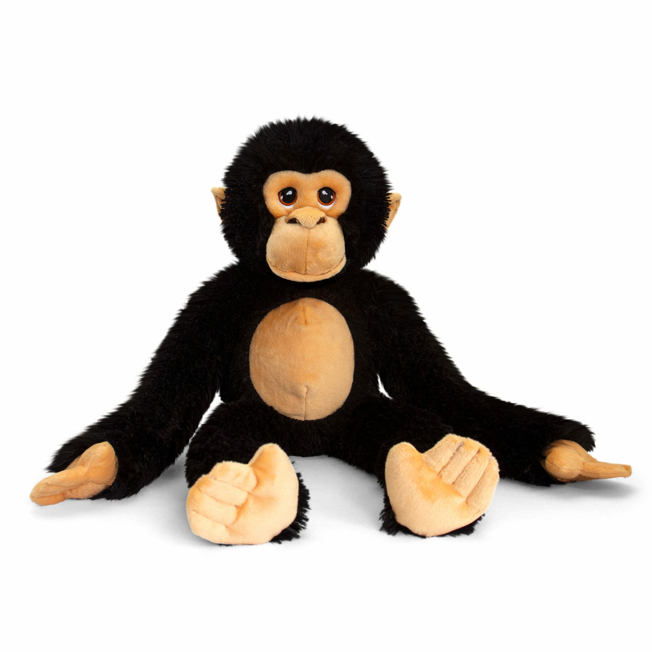 Keel Toys mopshond knuffel - pluche - bruin - 25 cm