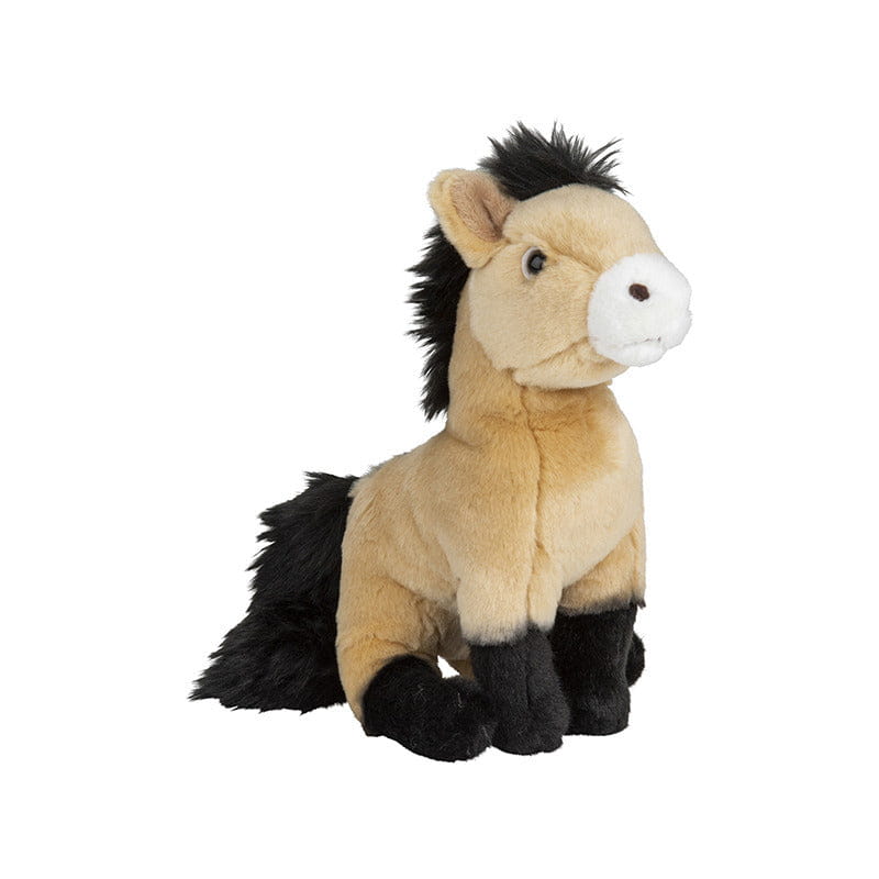 Nature Planet Przewalski paard knuffel - pluche - 18 cm - lichtbruin