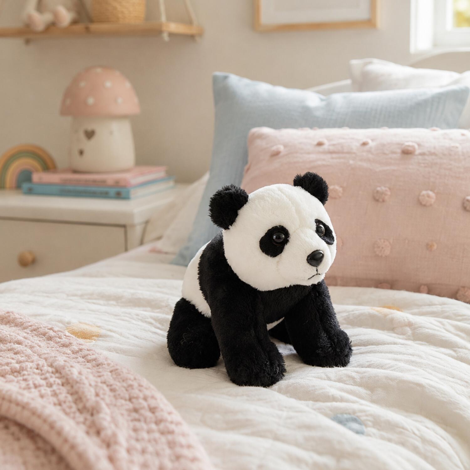 Knuffelbeertje met hart - wit - pluche - 22 cm - cadeau