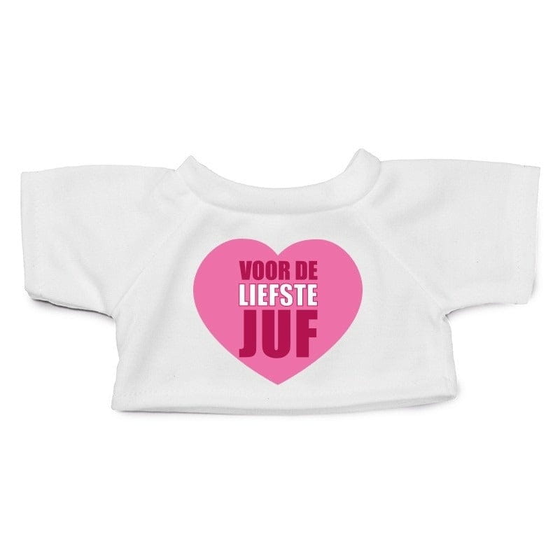 Clothies knuffelkleding voor juf - wit - maat M