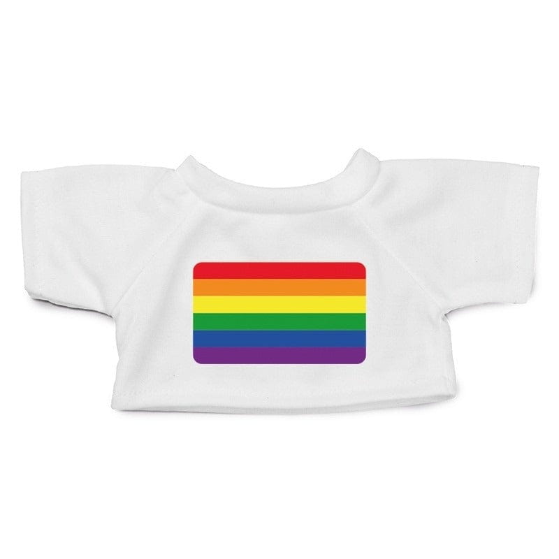 Knuffel kleding gay pride shirt XL - Clothies - pluche
