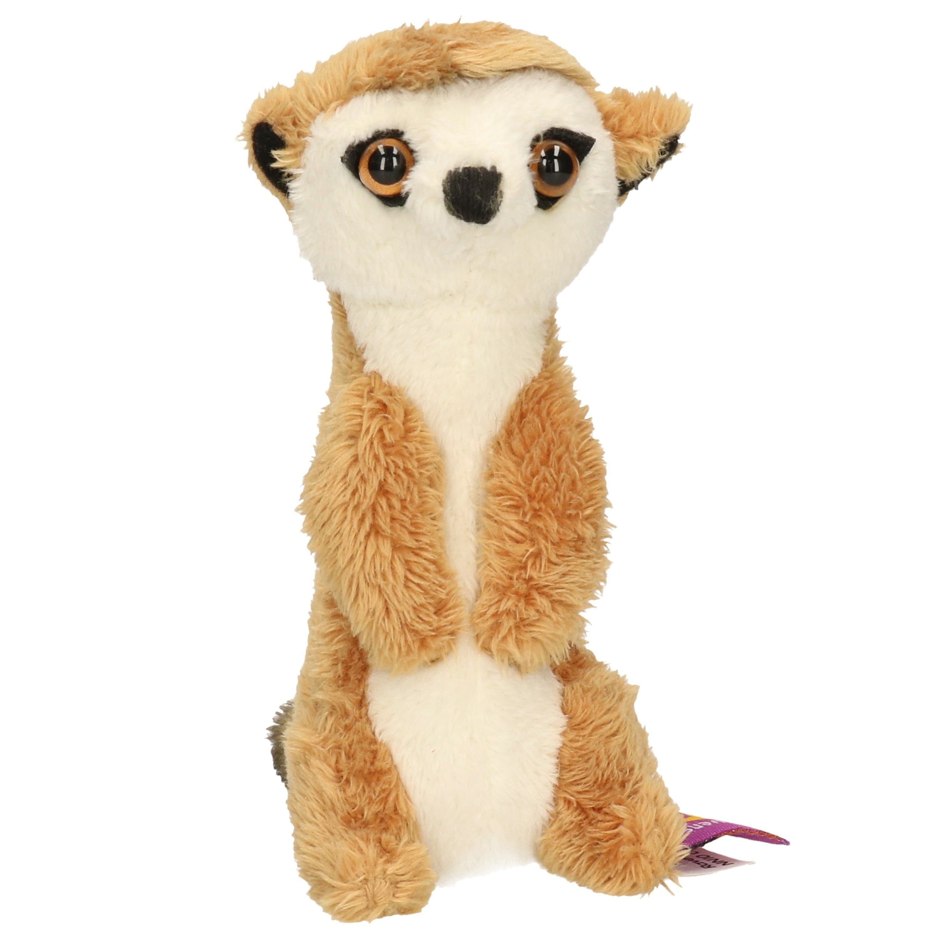 Stokstaartje knuffel sleutelhanger - pluche - 10 cm - dieren
