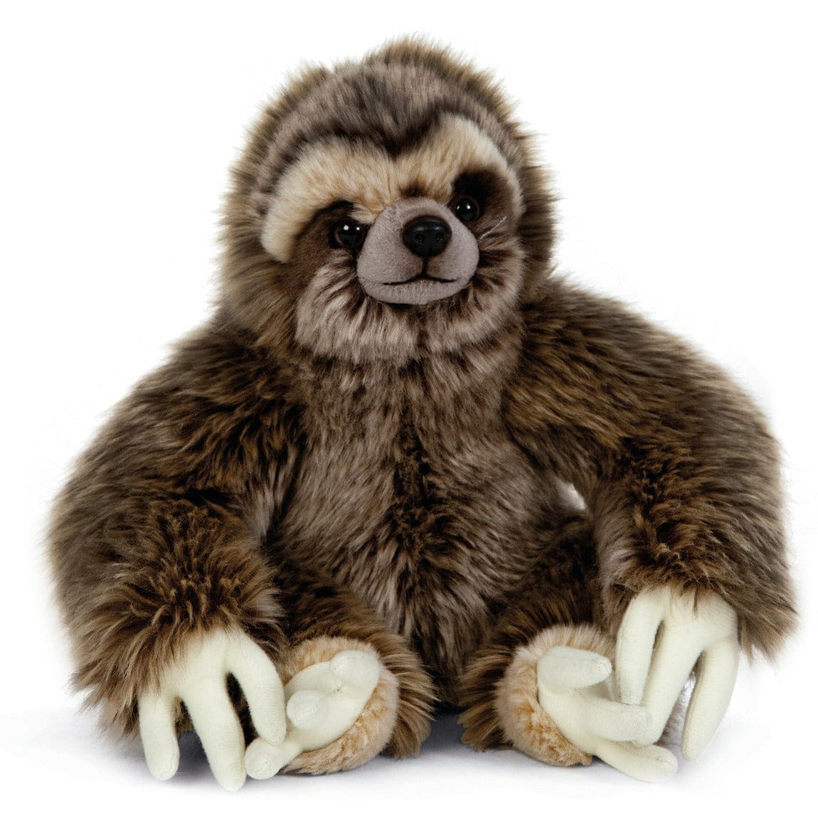 Bruine luiaard knuffel - pluche - 30 cm - speelgoed