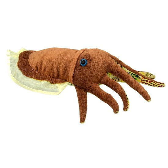 Wild Planet octopus knuffel - bruin - pluche - 25 cm