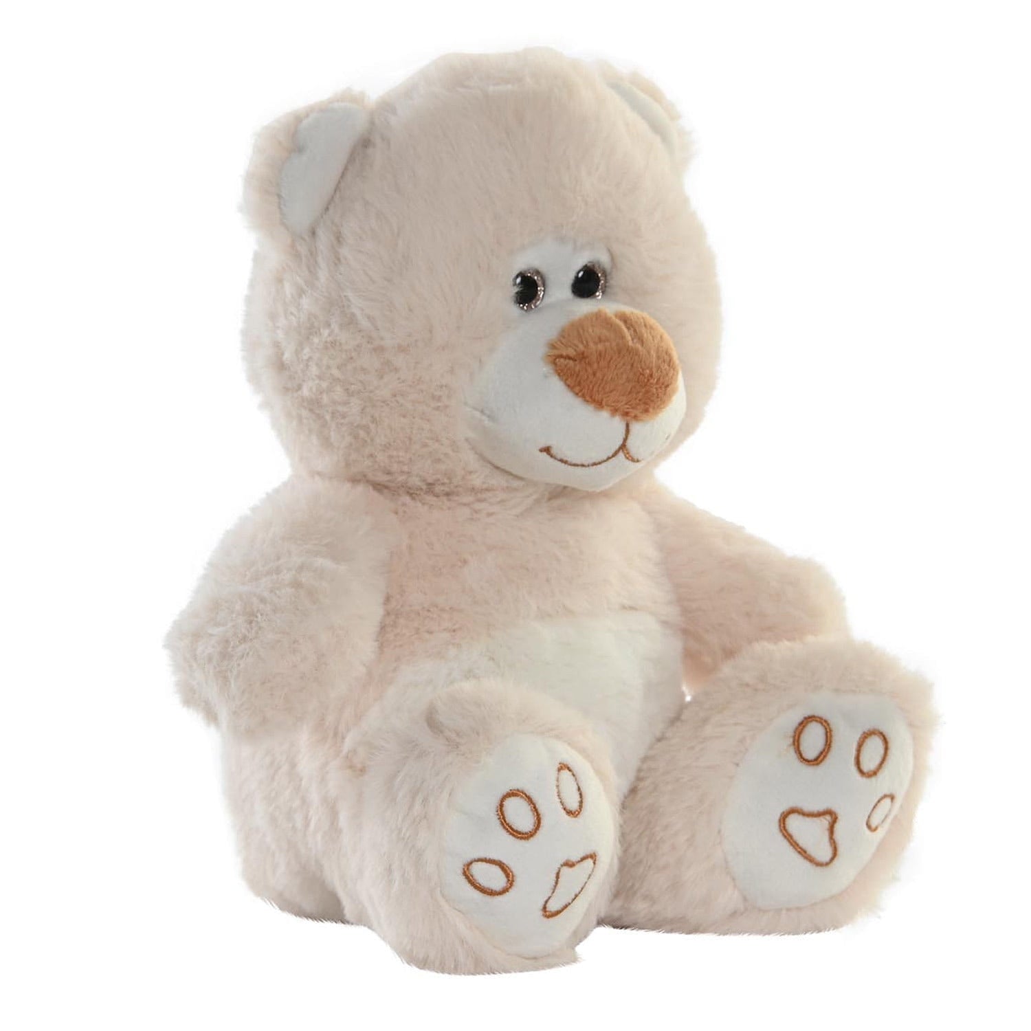 Teddybeer knuffel - zachte pluche - 19 cm - beige