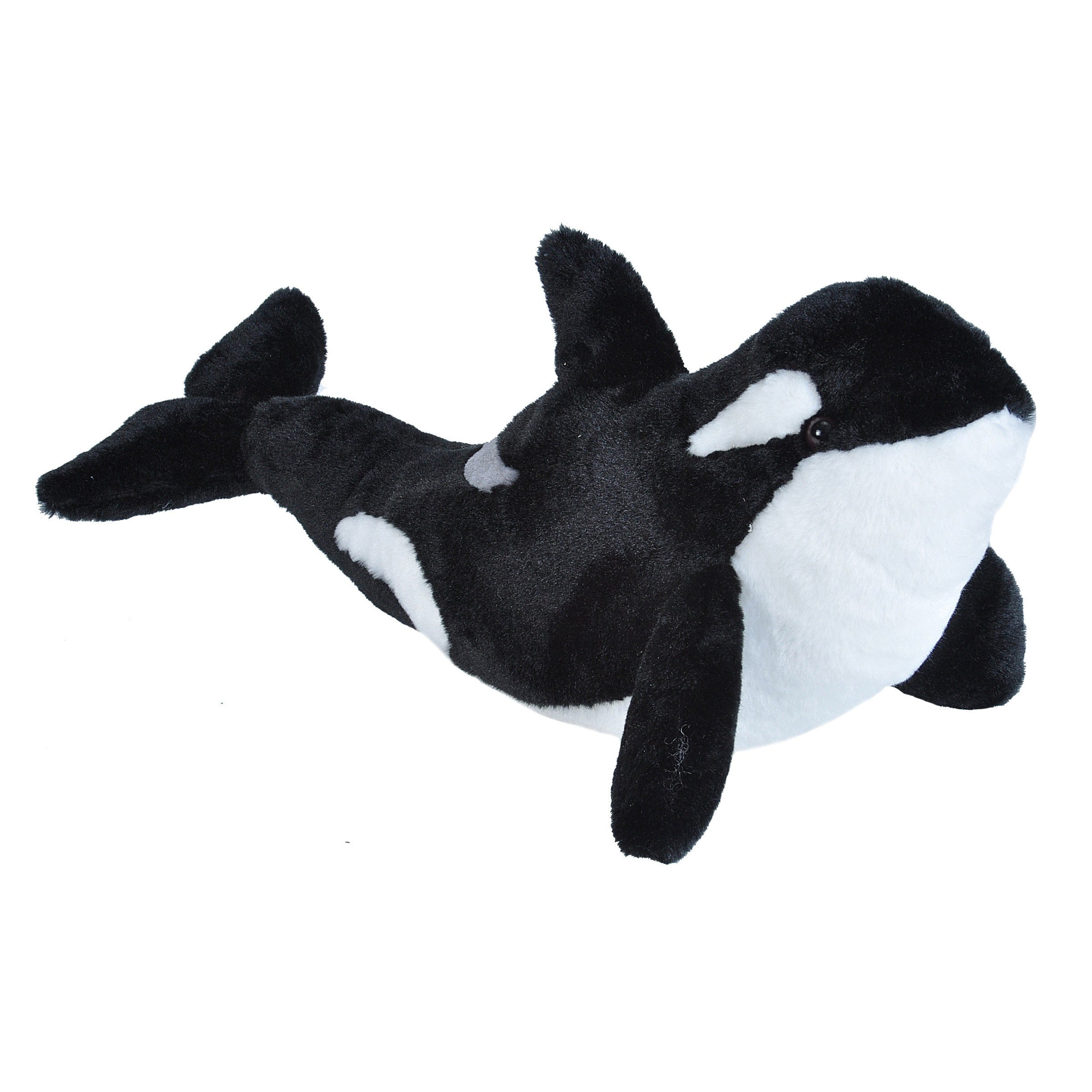 Wild Republic orka knuffel - pluche - 30 cm - zwart/wit
