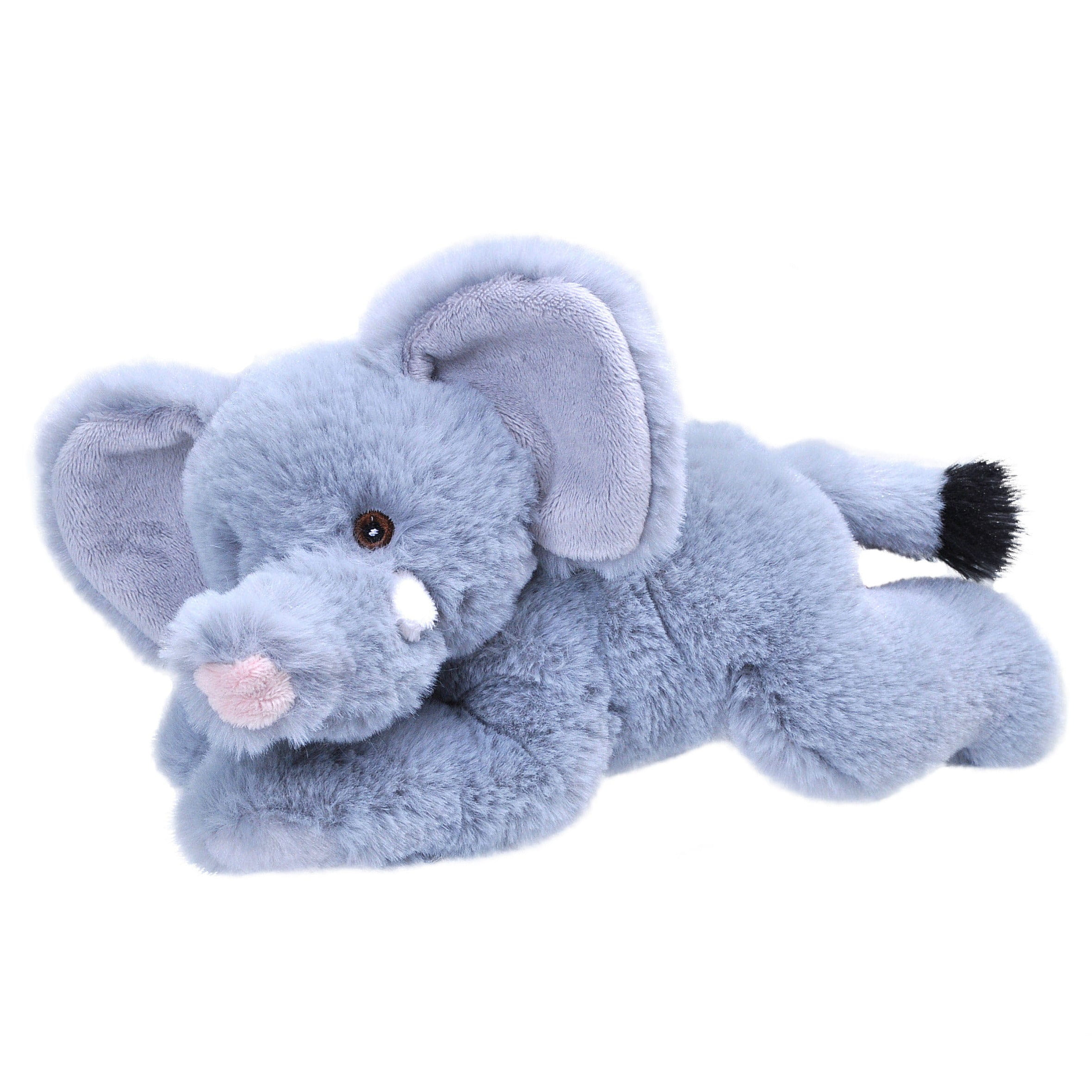 Pluche lieveheersbeestje knuffel - rood/zwart - 15 cm - knuffeldier