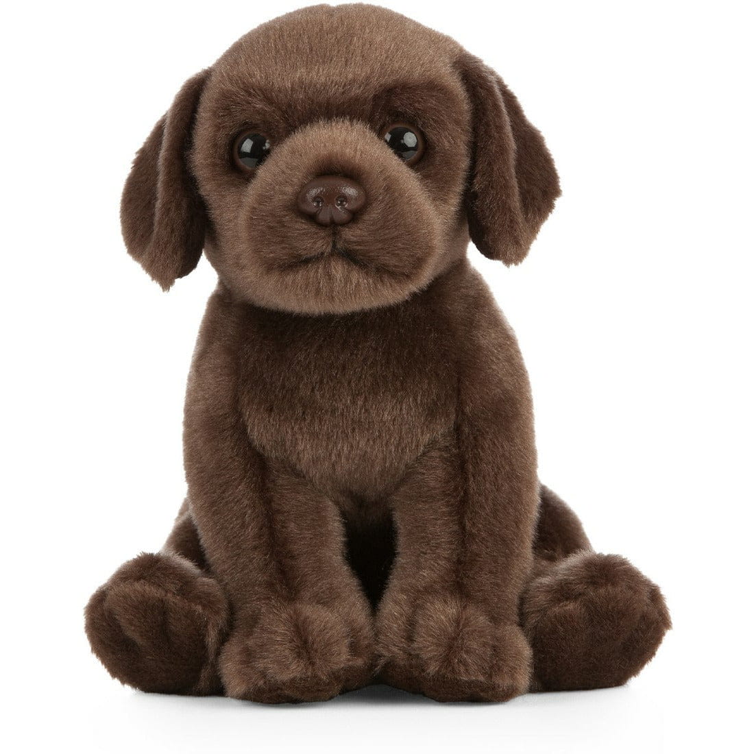 Living Nature - Labrador knuffel - bruin - 16 cm - pluche