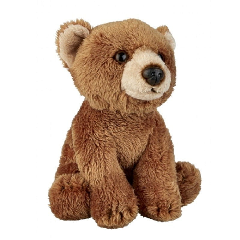 Pluche bruine beer knuffel - 15 cm - pluche - knuffeldier - kinderen