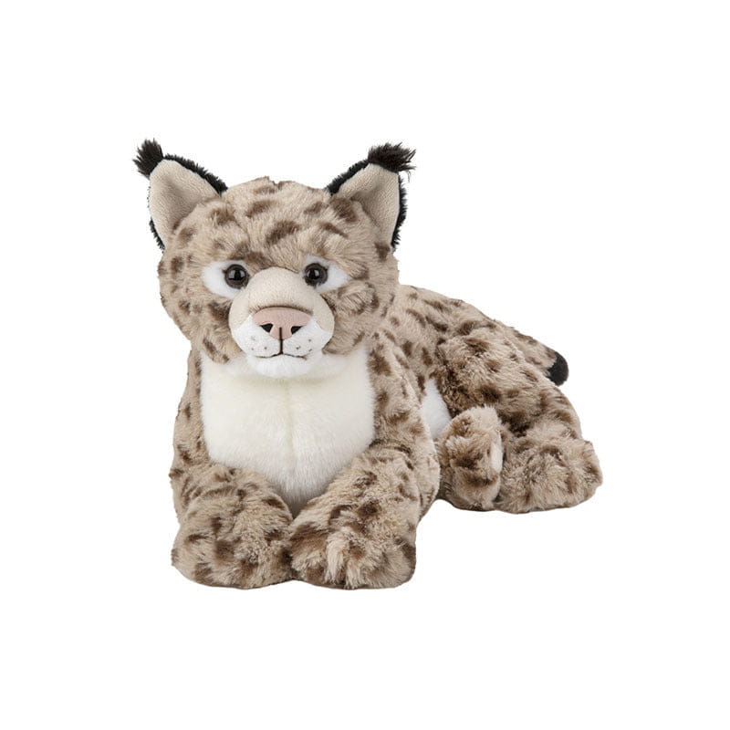 Nature Planet lynx knuffel - pluche - 39 cm - wilde dieren