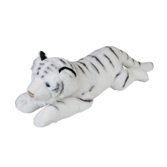 Ravensden witte tijger knuffel - pluche - 60 cm - tijger