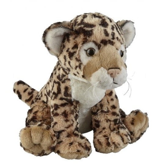 Ravensden jaguar knuffel - pluche - 30 cm - bruin - dierenknuffel