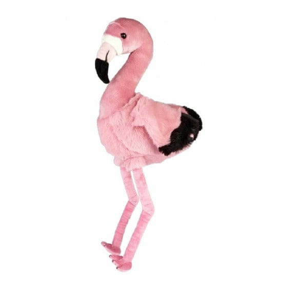 Ravensden flamingo knuffel - pluche - 74 cm - roze vogel