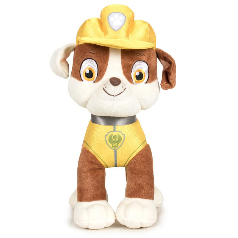 Paw Patrol Rubble knuffel - pluche - 27 cm - tv-held