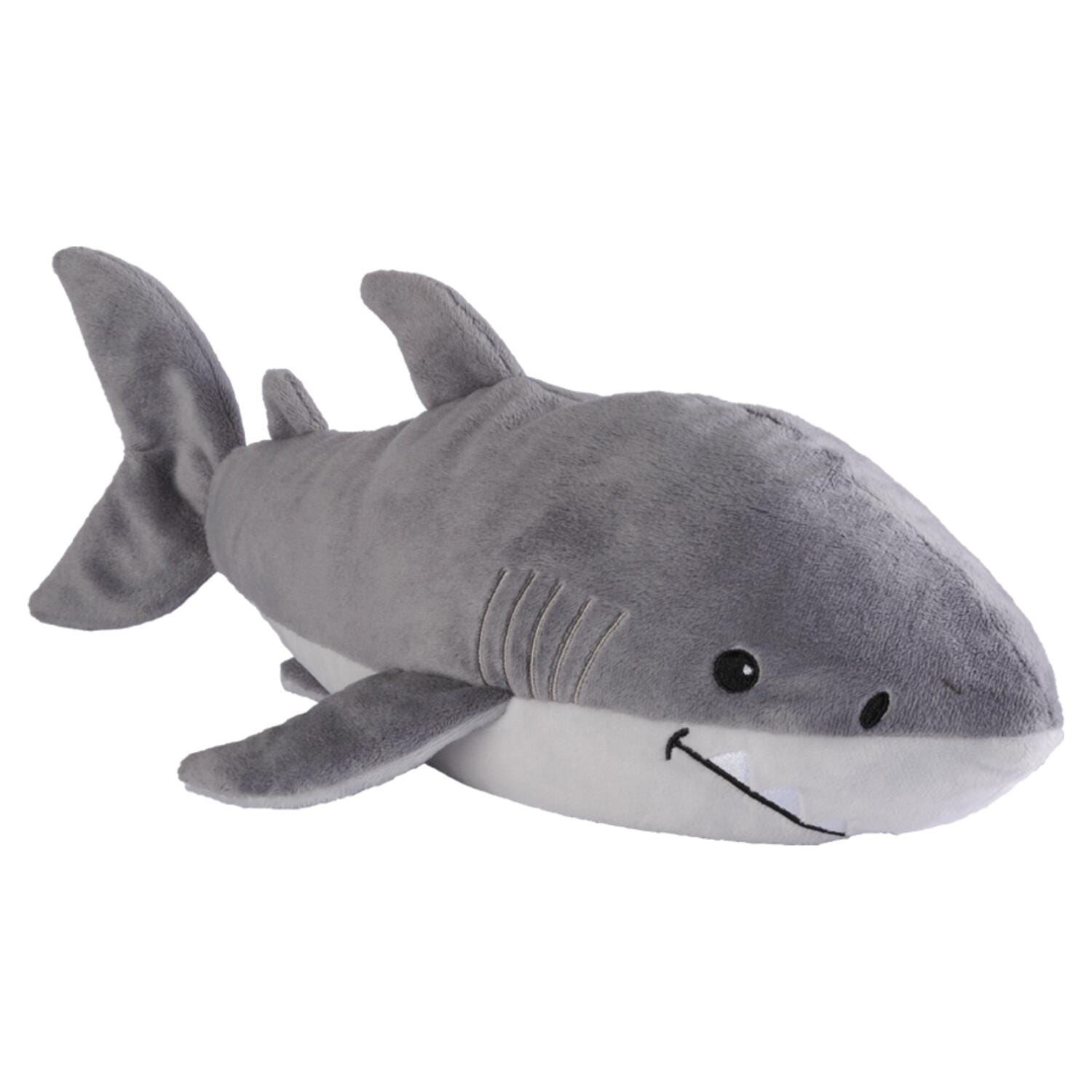 Warmies haai warmteknuffel - pluche - 33 cm - magnetronknuffel
