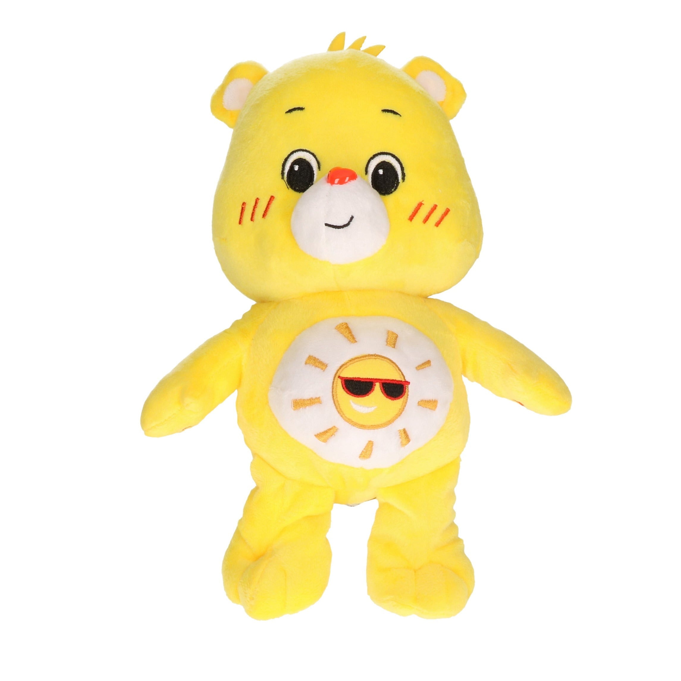Troetelbeertjes knuffel - geel - pluche - 28 cm - cartoon - knuffel