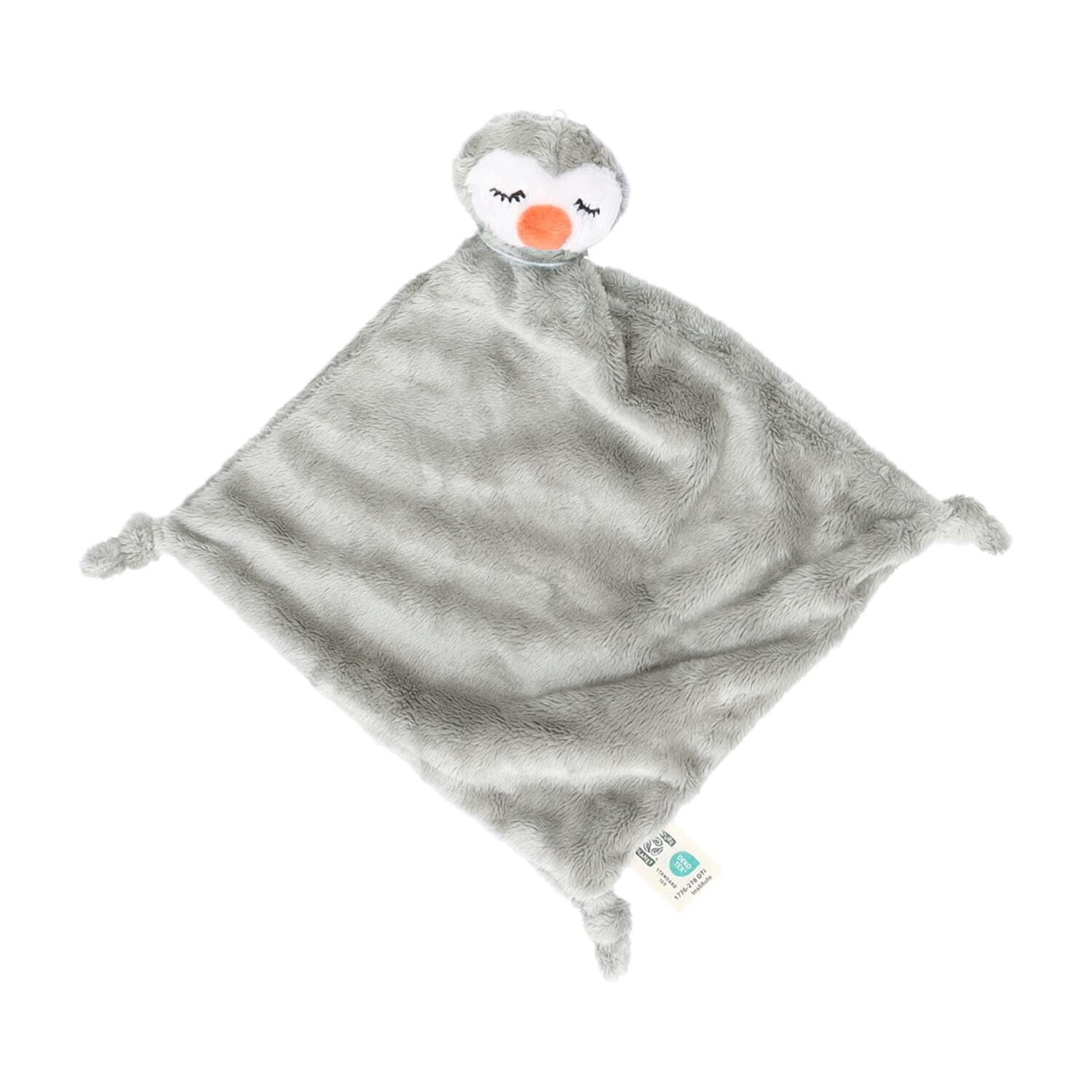 Nature Planet pinguin tuttel/knuffeldoekje - pluche - 40 cm - baby knuffel - kraamcadeau