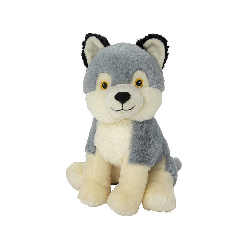 Nature Planet wolf knuffel - pluche - 25 cm - bosdier - speelgoed