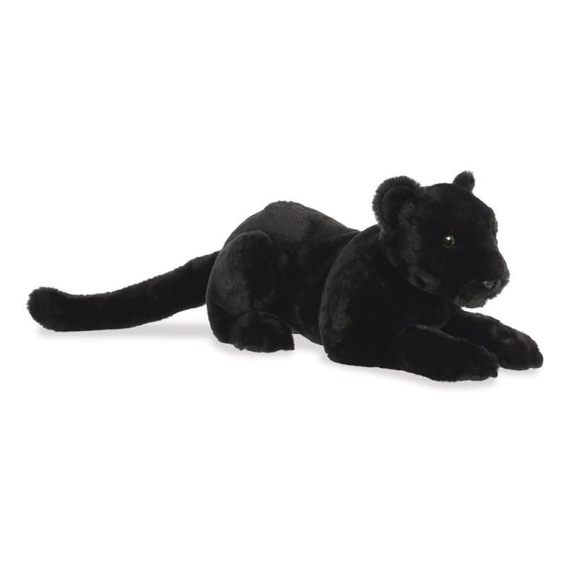 Zwarte panter knuffel - pluche - 51 cm - dierenknuffel