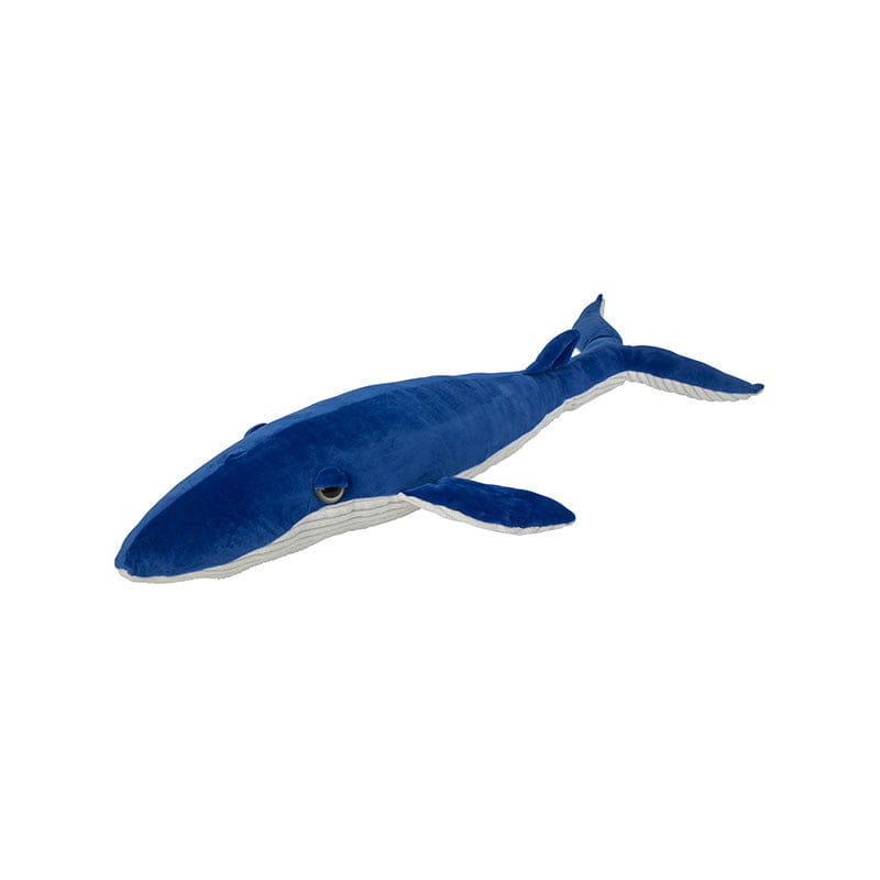 Blauwe vinvis knuffel - pluche - 95 cm - walvis