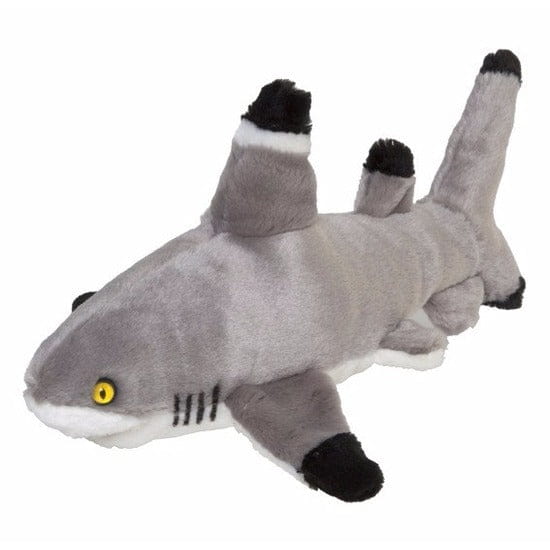 Nature Planet zwartpuntrifhaai knuffel - pluche - 30 cm