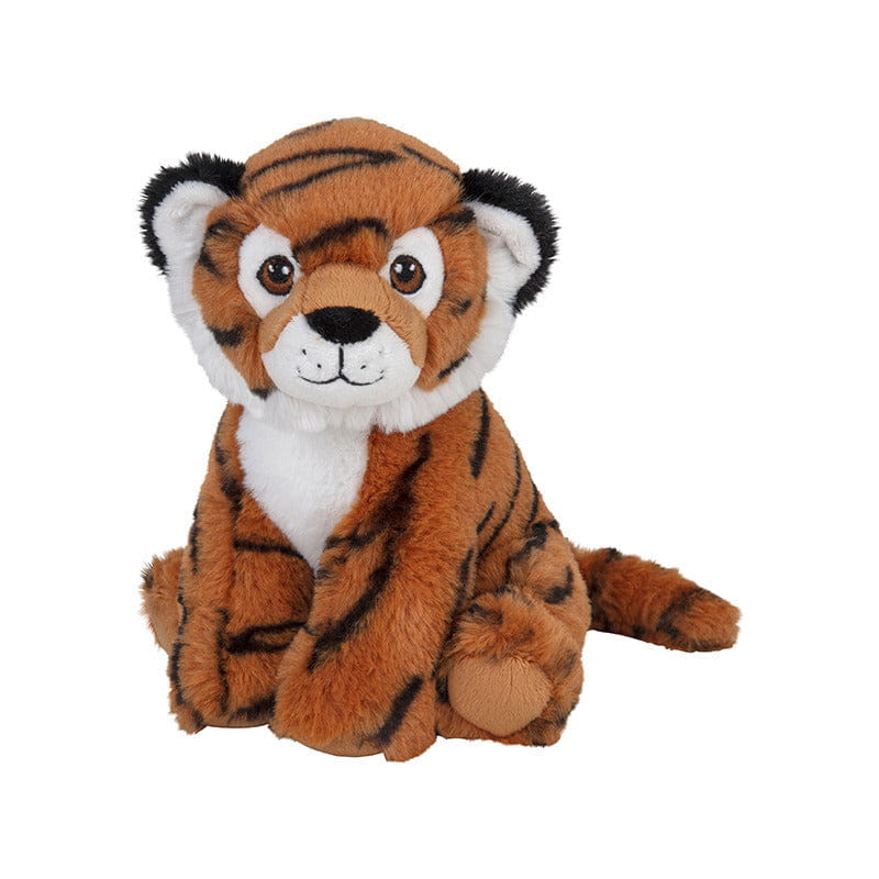 Nature Planet bruine tijger knuffel - pluche - 19 cm - wilde dieren