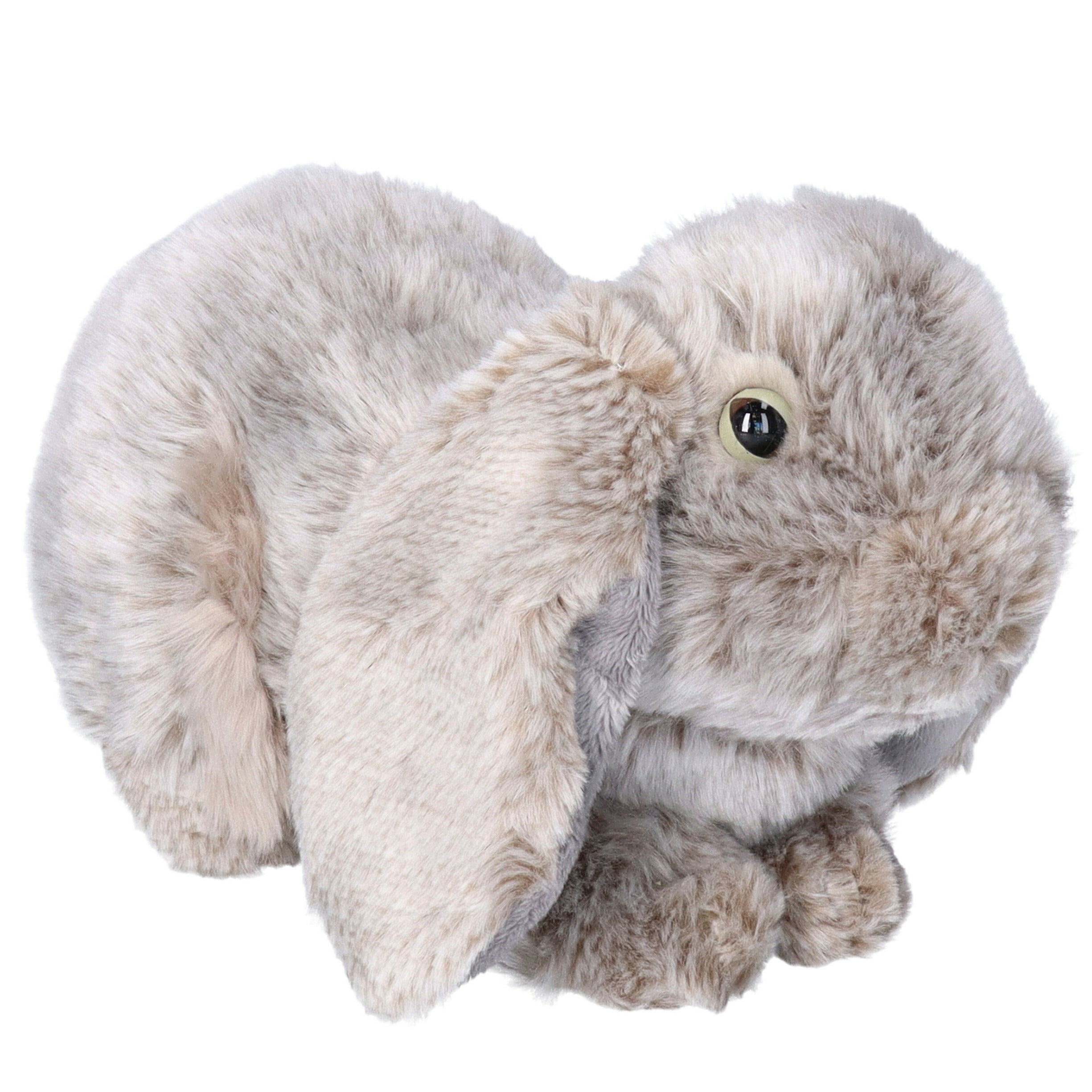 Nature Planet hangoor konijn knuffel - grijs - 28 cm - pluche
