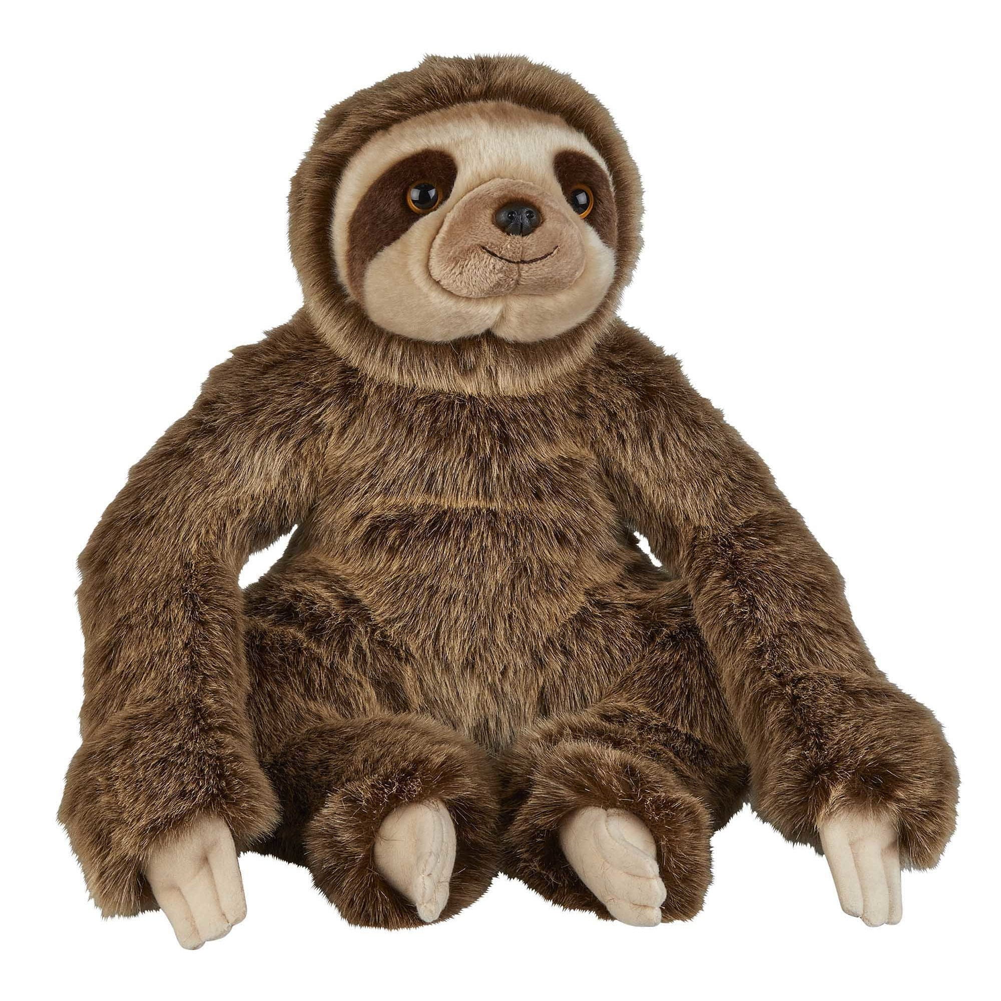 Ravensden luiaard knuffel - pluche - 50 cm - bruin