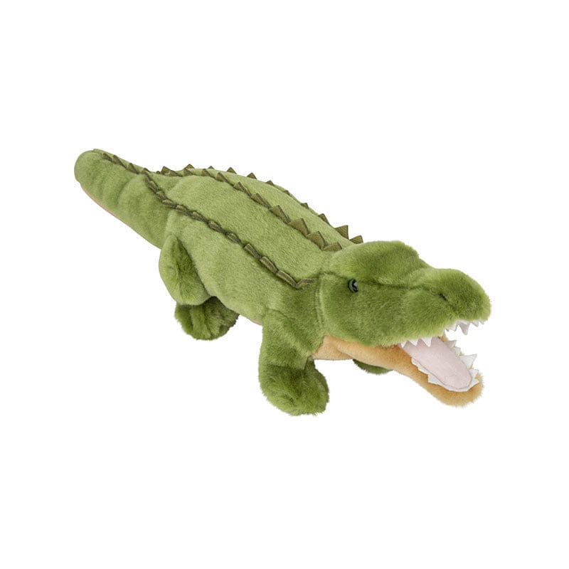 Nature Planet krokodil knuffel - pluche - 36 cm - groen