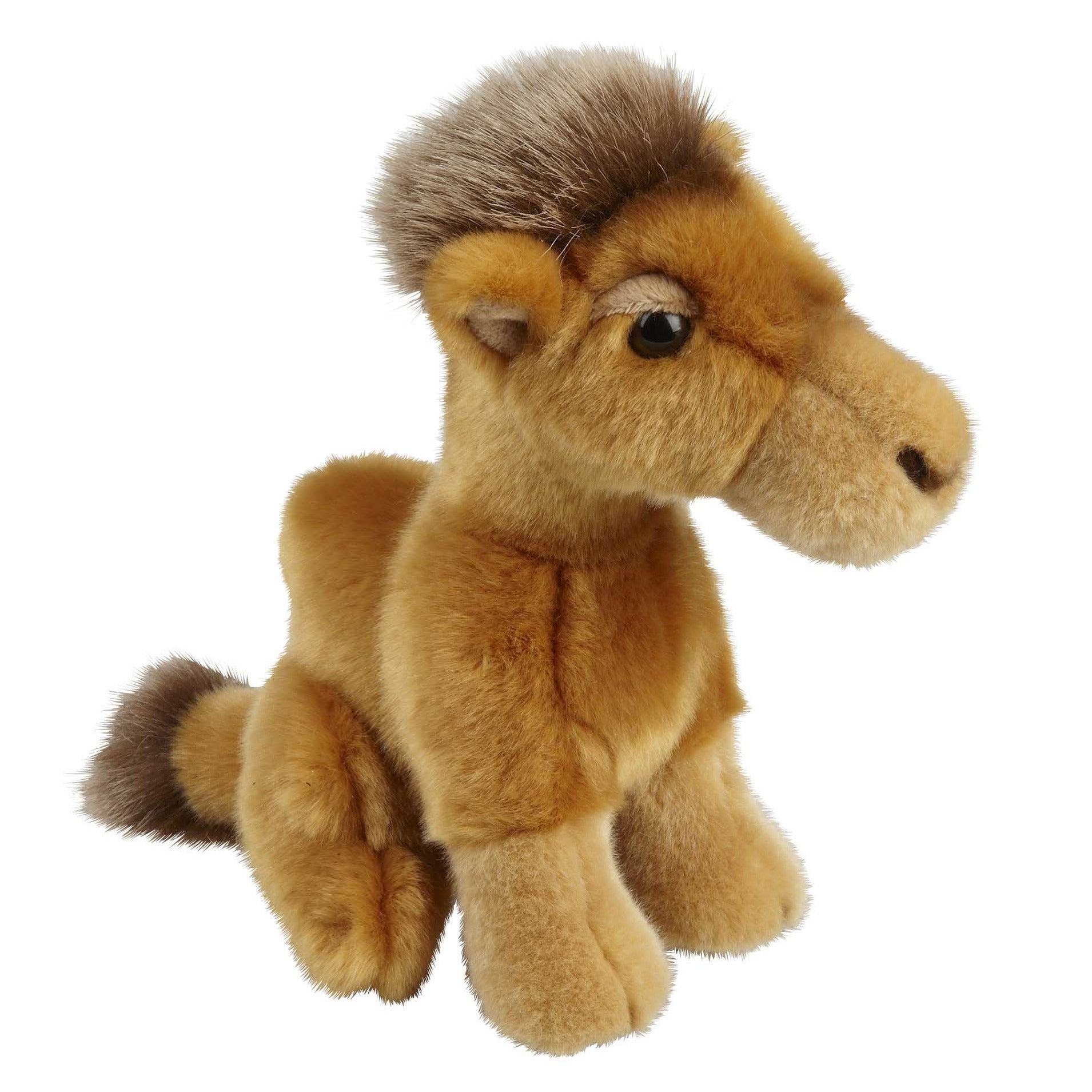 Kameel knuffel - pluche - 18 cm - dierenknuffel