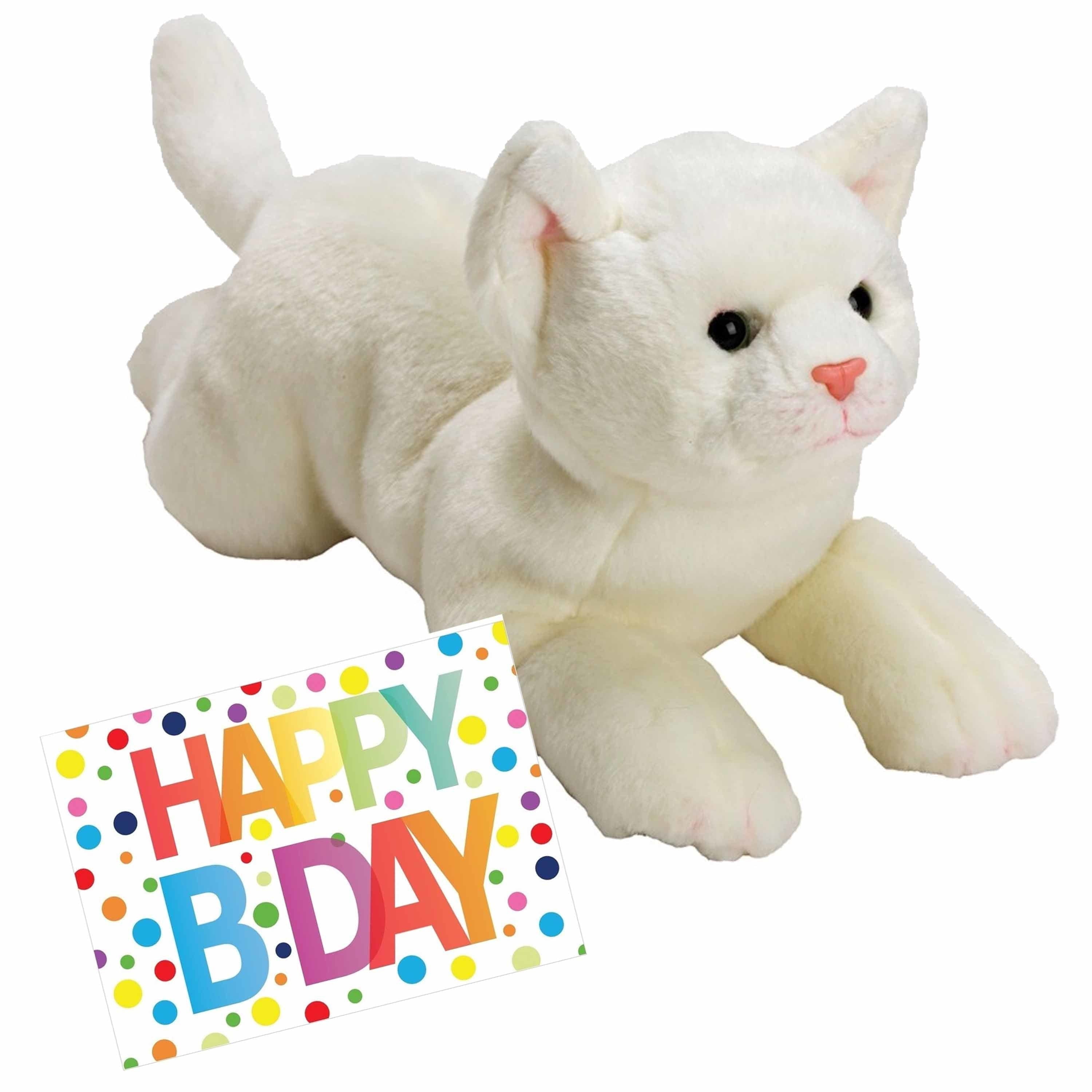 Witte tijger knuffel - pluche - 18 cm - dierenknuffel
