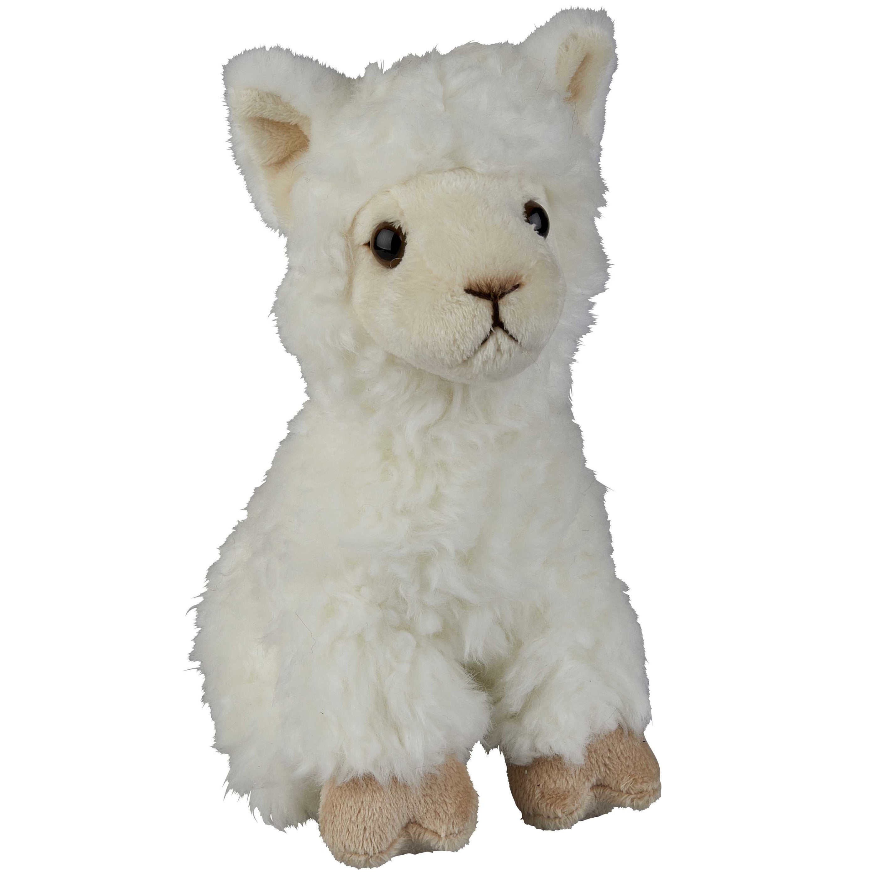 Pluche lama knuffel - 18 cm - zacht knuffeldier