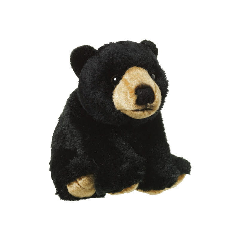 Nature Planet pluche beer knuffel - zwart - 22 cm - berenknuffel