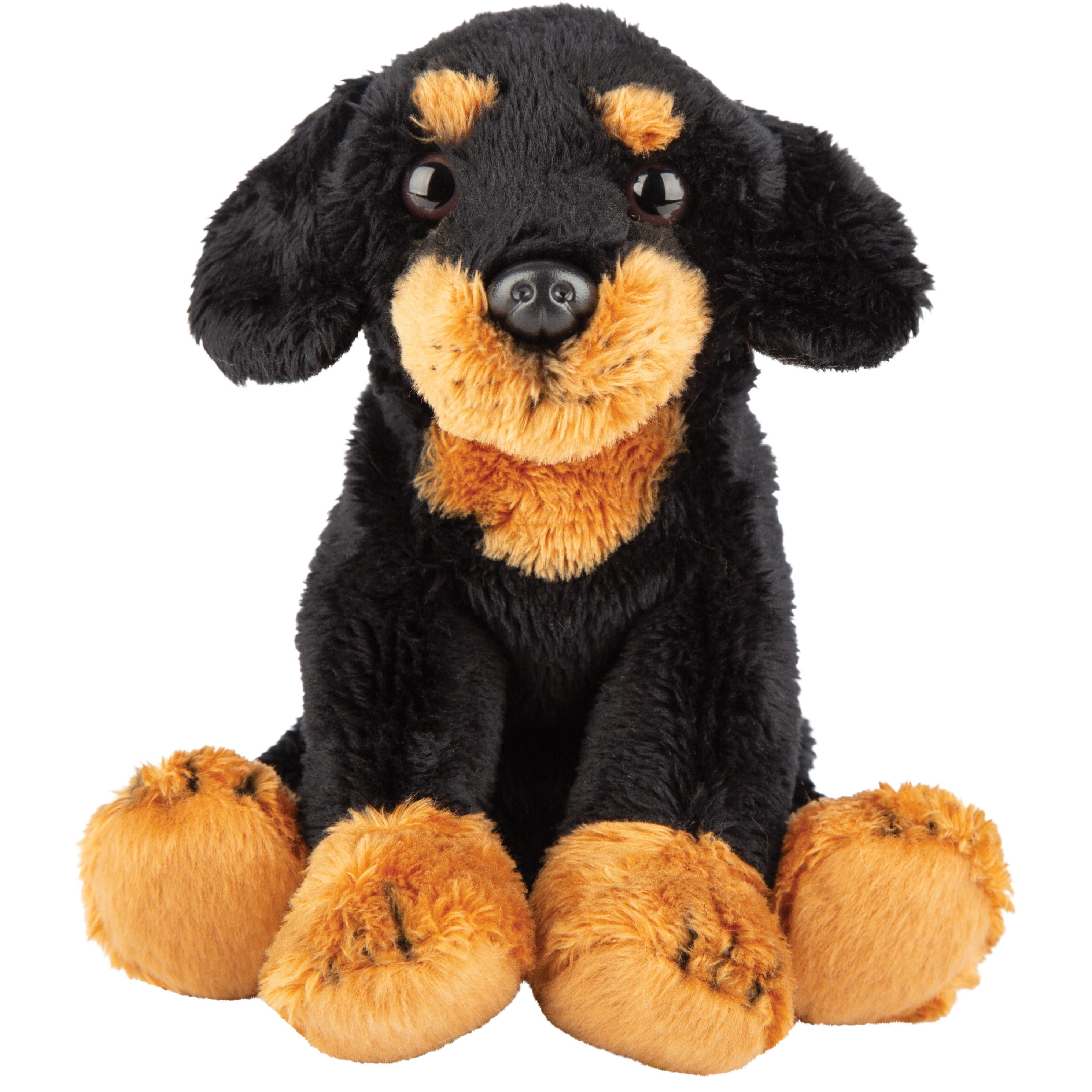 Teckel knuffel - pluche - 13 cm - hond - dierenknuffel