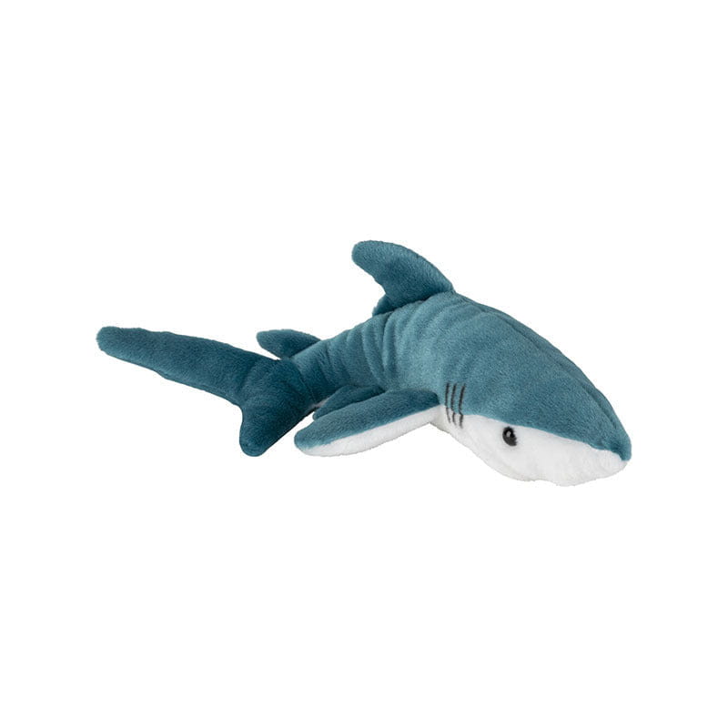 Nature Planet blauwe haai knuffel - pluche - 36 cm - zeedier