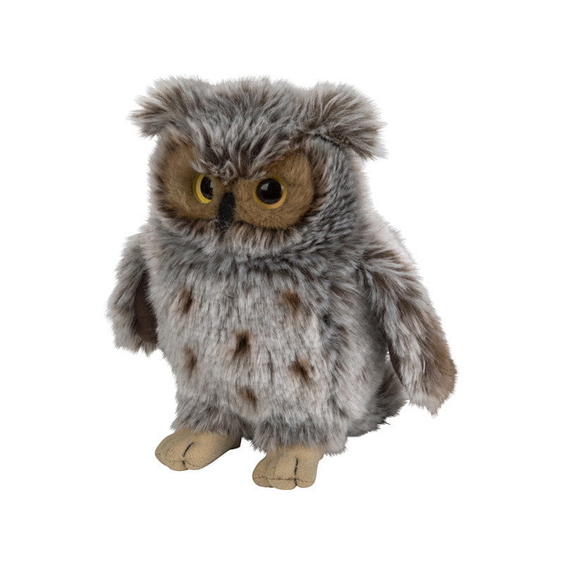 Nature Planet oehoe uil knuffel - pluche - 18 cm - vogel