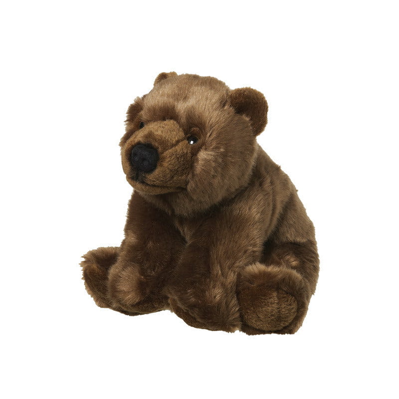 Nature Planet beer knuffel - pluche - bruin - 22 cm - knuffeldier