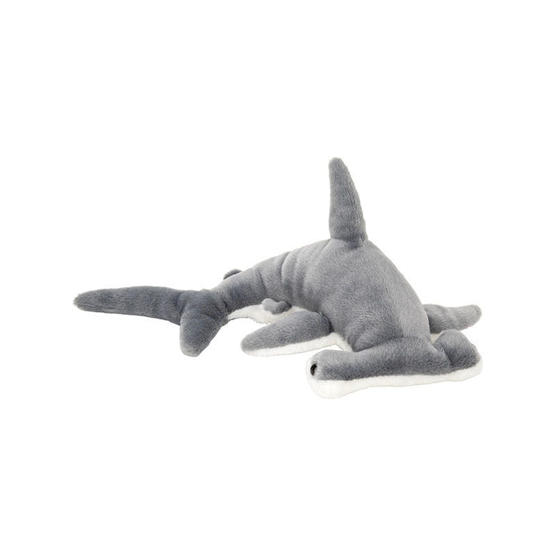 Nature Planet hamerhaai knuffel - pluche - 42 cm - grijs