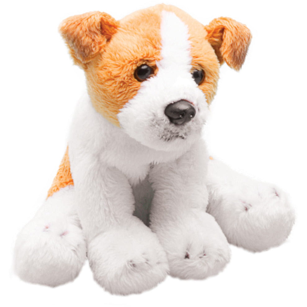 Jack Russel hond knuffel - pluche - 13 cm - speelgoed
