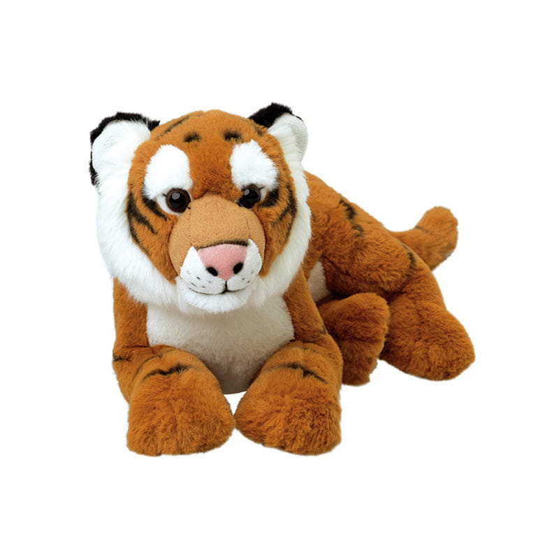 Pluche bruine tijger knuffel - 48 cm - safari dier