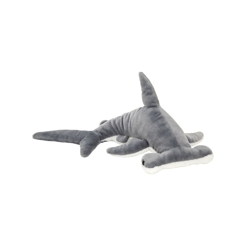 Nature Planet hamerhaai knuffel - pluche - 54 cm - grijs