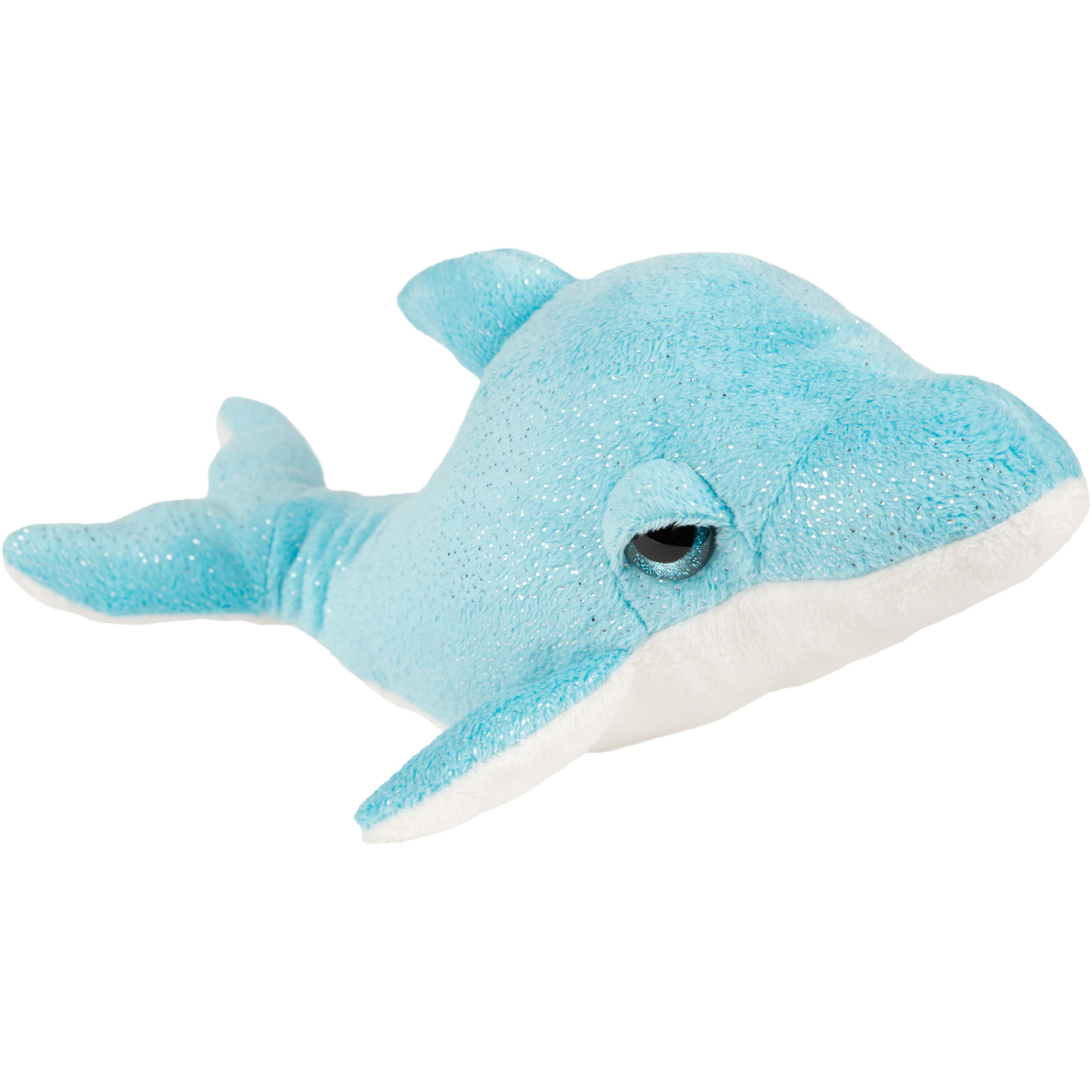 Pluche dolfijn knuffel - blauw/wit - 29 cm - dierenknuffel