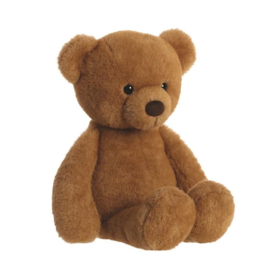 Zittende koe knuffel - pluche - 15 cm - boerderij dier
