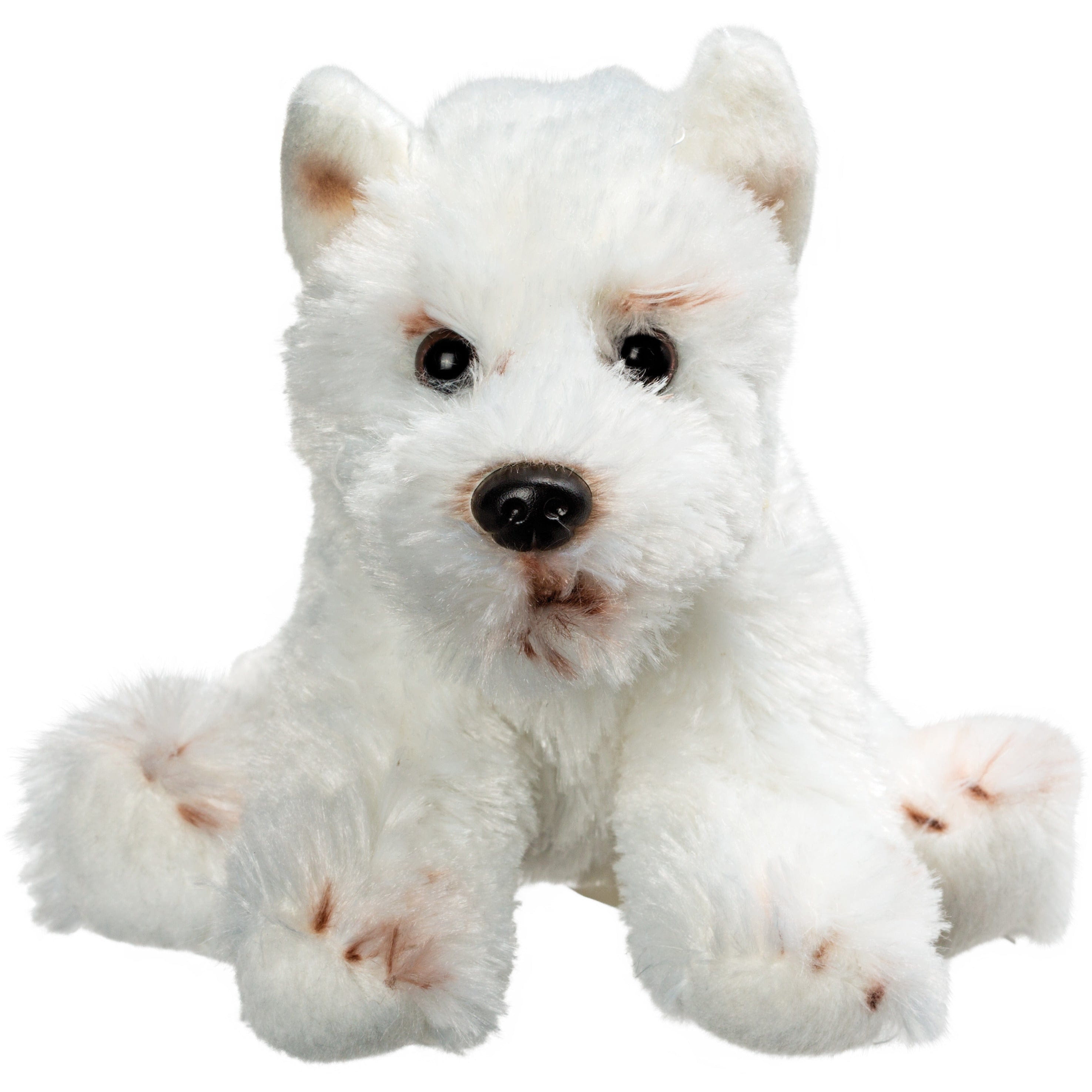 West Highland Terrier knuffel - pluche hond - 13 cm - wit