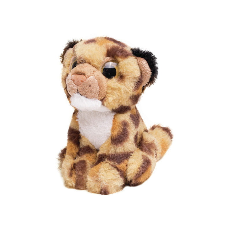Pluche luipaard knuffel - 13 cm - knuffeldier