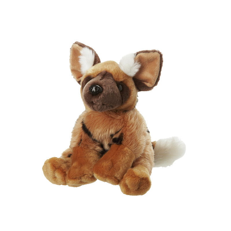 Pluche Afrikaanse wilde hond knuffel - 22 cm - pluche - dierenknuffel
