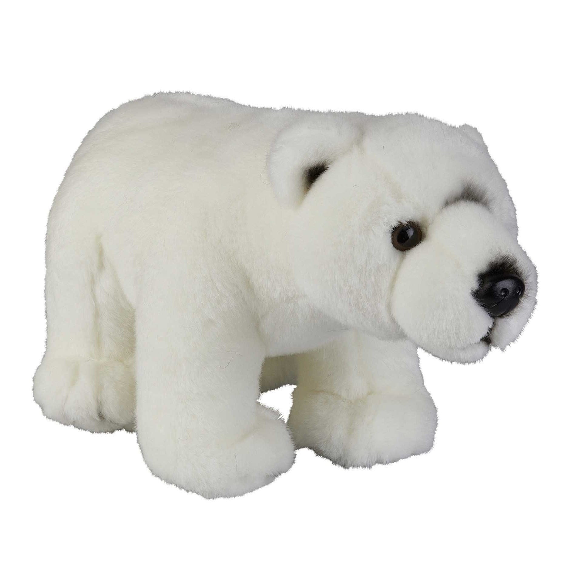 Ravensden ijsbeer knuffel - pluche - 28 cm - pooldier - knuffelbeest