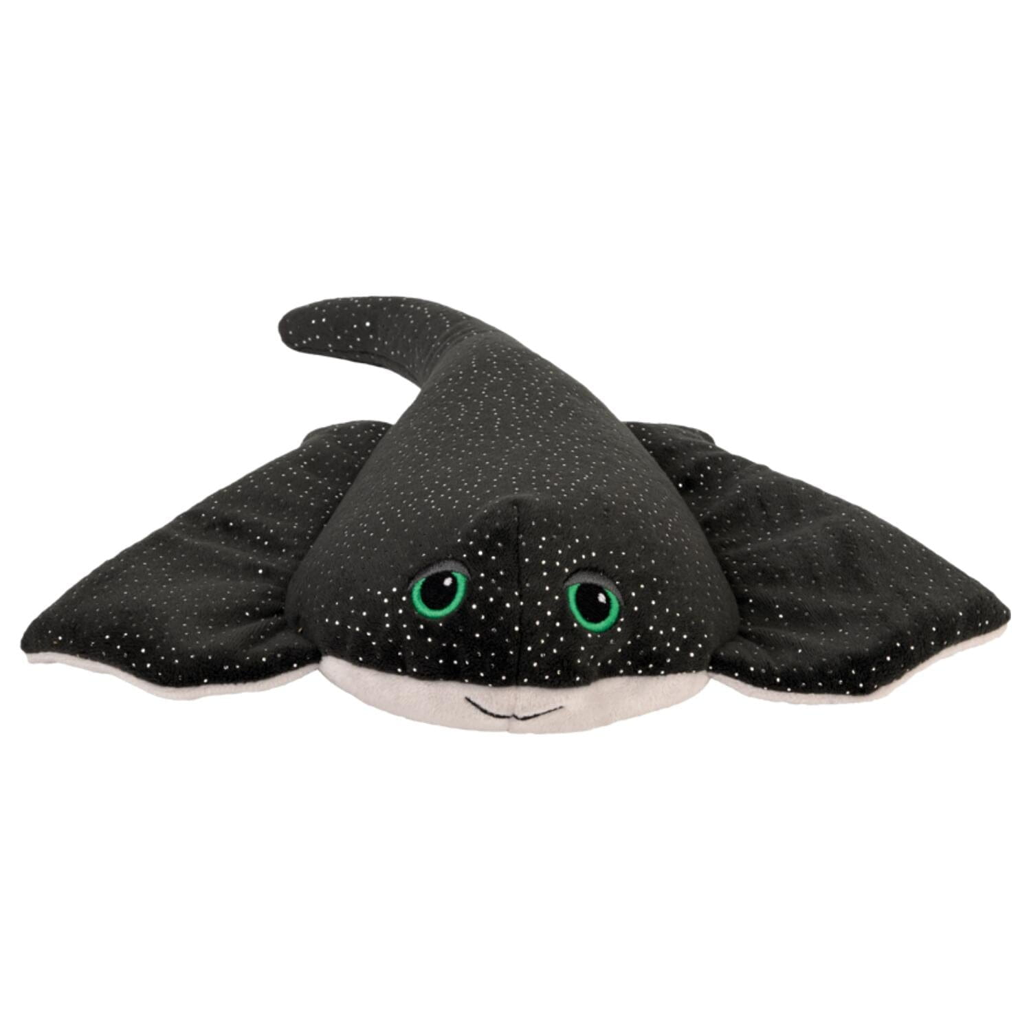 Warmies rog knuffel - zwart - magnetronknuffel - 25 cm
