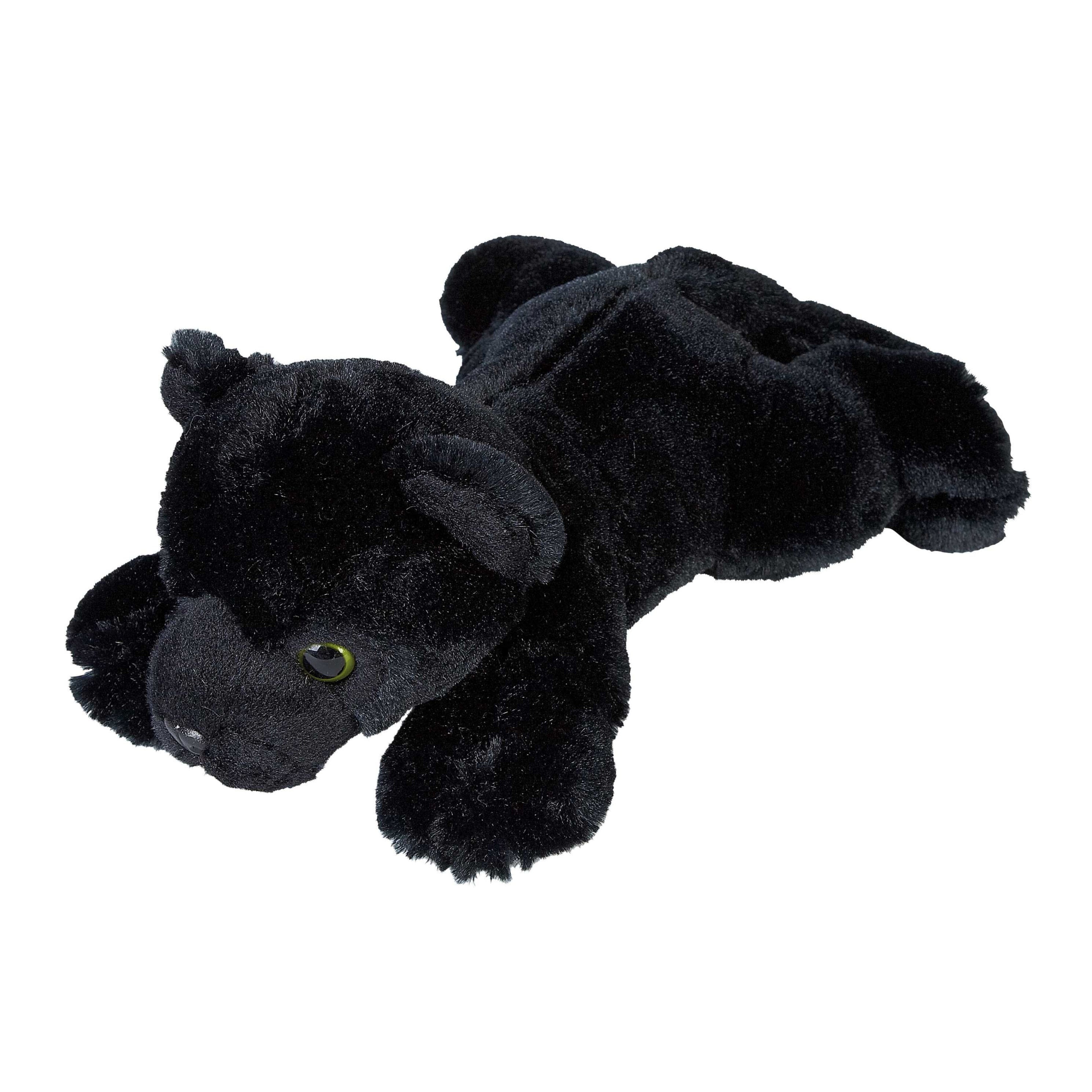 Zwarte panter knuffel - pluche - 25 cm - wilde dieren