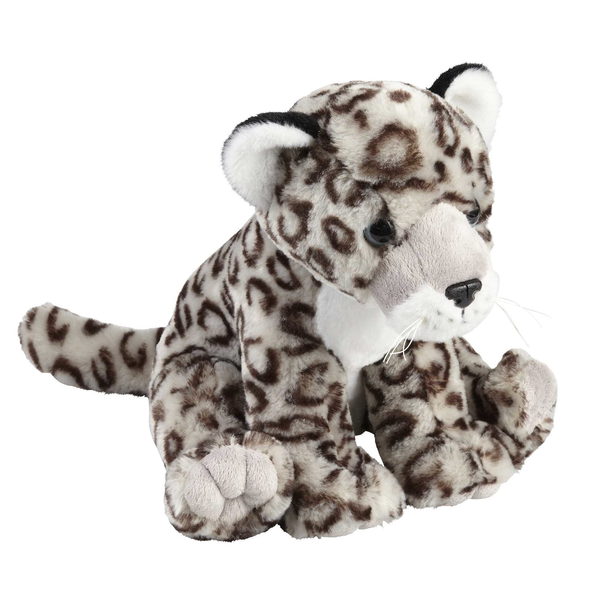 Sneeuw Luipaard knuffel - pluche - 30 cm - spotted